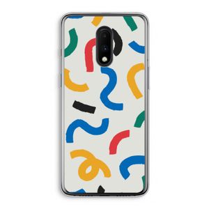 Illustratieve pop 2: OnePlus 7 Transparant Hoesje