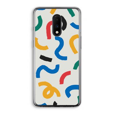 Illustratieve pop 2: OnePlus 7 Transparant Hoesje