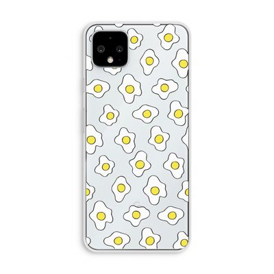 Spiegeleitjes: Pixel 4 XL Transparant Hoesje