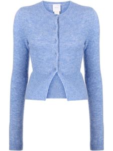 Patou cardigan à boutonnière - Bleu