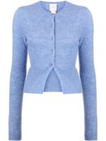 Patou cardigan à boutonnière - Bleu