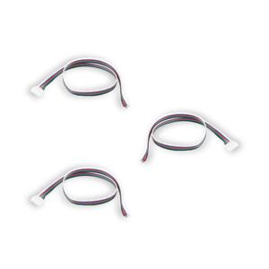 3x RGBW aansluitstuk met kabel 50 cm soldeervrij
