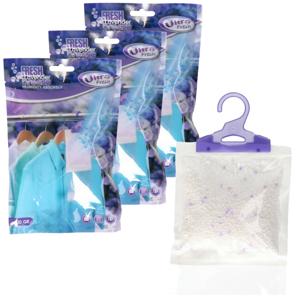 Ultra Fresh Vochtopnemer met geur - 3x - lavendel - vochtonttrekker - tegen schimmel en geur - 210 g