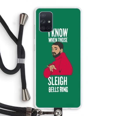 Sleigh Bells Ring: Samsung Galaxy A71 Transparant Hoesje met koord
