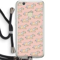 Ponys: Huawei Ascend P10 Lite Transparant Hoesje met koord Ponys: Huawei Ascend P10 Lite Transparant Hoesje met koord