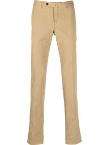 PT Torino pantalon chino en coton à coupe slim - Tons neutres