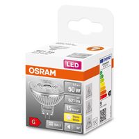 OSRAM 4058075433762 LED-lamp Energielabel F (A - G) GU5.3 Reflector 6.5 W = 50 W Warmwit (Ø x l) 50 mm x 46 mm 1 stuk(s) - thumbnail