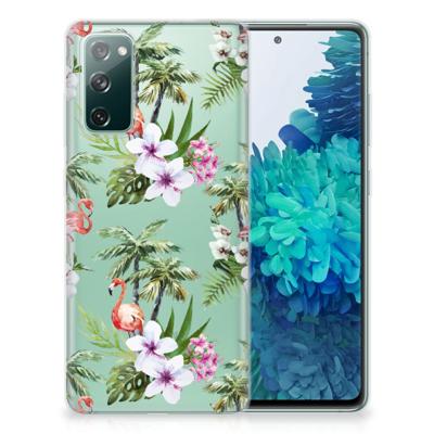 Samsung Galaxy S20 FE | TPU Hoesje | Flamingo Palms