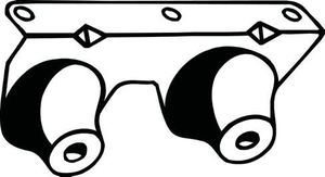Rubberstrip, uitlaatsysteem 255796