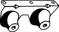 Rubberstrip, uitlaatsysteem 255796