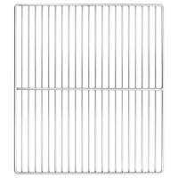 VidaXL Grillrooster zilver 45 x 40 cm roestvrij staal