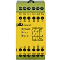 PILZ PNOZ X3 230VAC 24VDC 3n/o 1n/c 1so Veiligheidsschakelapparaat Voedingsspanning (num): 230 V/AC 3x NO, 1x NC (b x h x d) 45 x 87 x 121 mm 1 stuk(s)