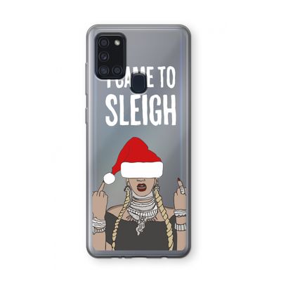 Came To Sleigh: Samsung Galaxy A21s Transparant Hoesje