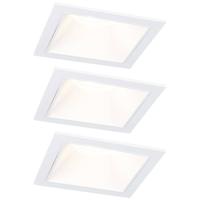 Paulmann 93126 Cole LED-inbouwlamp Set van 3 stuks LED 6 W Wit - thumbnail