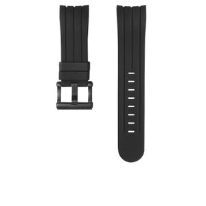 TW Steel horlogeband TWB151L Rubber Zwart 22mm