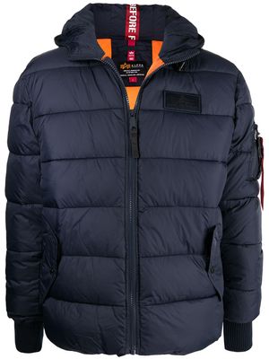 Alpha Industries veste matelassée à logo - Noir