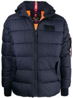 Alpha Industries veste matelassée à logo - Noir