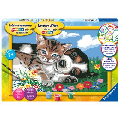 Ravensburger Schilderen op nummer Een mooie vriendschap