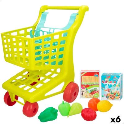 Winkelwagen Colorbaby My Home Speelgoed 9 Onderdelen 34 x 53,5 x 45 cm 6 Stuks