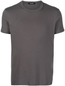 TOM FORD t-shirt à encolure ras du cou - Gris