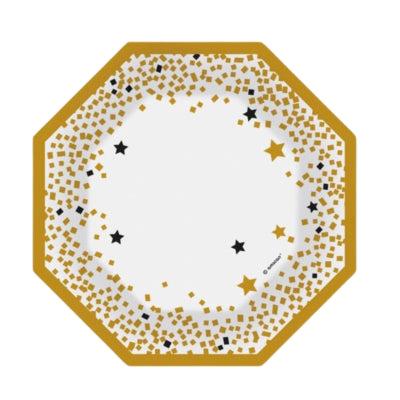 Wegwerp bordjes Wishes papier 8 stuks | 20 stuks