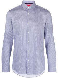 HUGO Koey checked shirt - Bleu