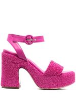 AGL sandales Sista Zerby 80 mm en cuir - Rose