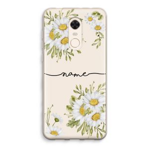 Daisies: Xiaomi Redmi 5 Transparant Hoesje