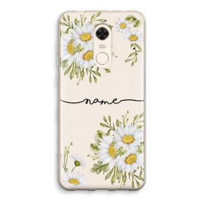 Daisies: Xiaomi Redmi 5 Transparant Hoesje