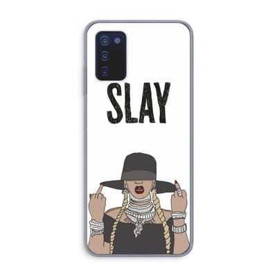 Slay All Day: Samsung Galaxy A03s Transparant Hoesje
