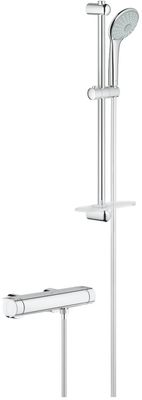 Grohe Grohtherm 2000 New douchethermostaat met perfect showerset Euphoria Chroom
