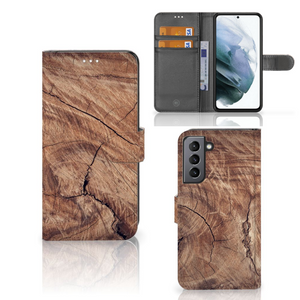 Samsung Galaxy S21 FE Book Style Case Tree Trunk