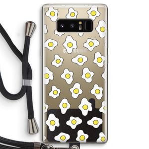 Spiegeleitjes: Samsung Galaxy Note 8 Transparant Hoesje met koord