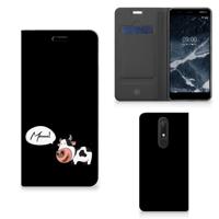 Nokia 5.1 (2018) Magnet Case Cow