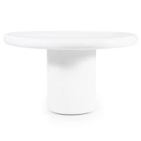 By-Boo Ronde Eettafel Frost 130cm - Wit - thumbnail