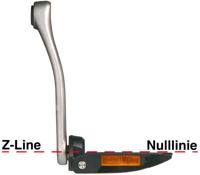 By,schulz klap-pedaal "z.1 - z-line" fold.pedal z.1-z_line black