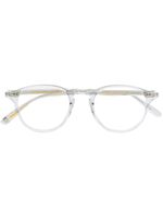 Garrett Leight lunettes de vue Hampton à monture ronde - Tons neutres