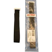 FASTECH® F101-20-300 Klittenband Met riem Haak- en lusdeel (l x b) 300 mm x 20 mm Zwart 1 stuk(s)