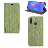 Huawei P Smart Plus Book | Wallet Case | Green Wood