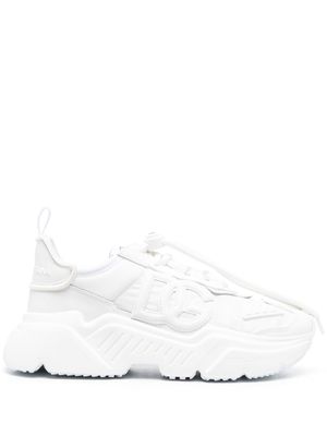 Dolce & Gabbana baskets Daymaster en cuir - Blanc
