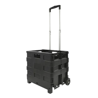 Pro Plus Inklapbare transporttrolley met krat