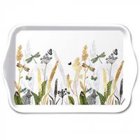 Ambiente tray ornamental flowers 13x21cm