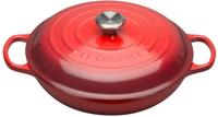 Le Creuset Braadpan Signature Campagnard Kersenrood ø 30 cm / 3,5 liter