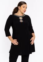 Yoek Tuniek wide bottom | Zwart | Maat 54/56