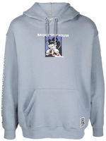 MEDICOM TOY x Bridge Ship House hoodie à lien de resserrage - Bleu