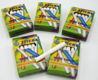 Schoolbord krijtjes wit 5 doosjes van 12 stuks Schoolbord krijtjes wit 5 doosjes van 12 stuks