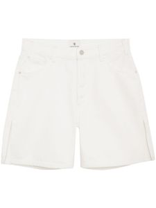 ANINE BING short en jean à fentes - Tons neutres