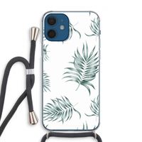 Simple leaves: iPhone 12 Transparant Hoesje met koord
