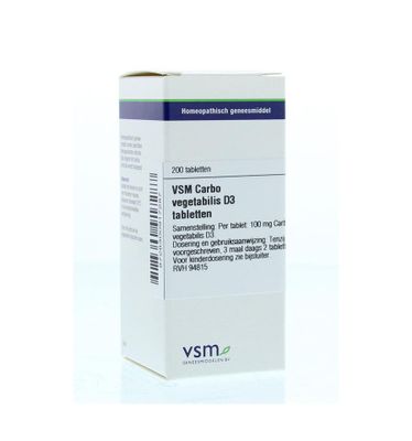 Carbo vegetabilis D3