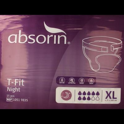 Absorin Comfort t-fit night maat XL 15 Stuks